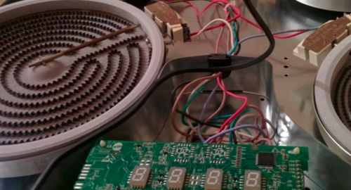 Ремонт стеклокерамической варочной панели. Баксан