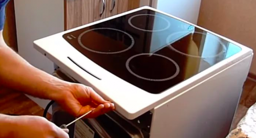 Ремонт сенсорной электроплиты. Баксан